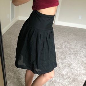 Black High Waisted Skirt